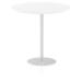 Dynamic Italia 1200mm Poseur Round Table White Top 1145mm High Leg ITL0168 27420DY