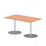 Dynamic Italia 1400 x 800mm Poseur Rectangular Table Beech Top 725mm High Leg ITL0268 27455DY