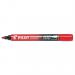 Pilot 100 Permanent Marker Bullet Tip Fine 1.0mm Line Red (Pack 12) - 4902505511103 27467PT