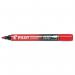 Pilot 100 Permanent Marker Bullet Tip Fine 1.0mm Line Red (Pack 12) - 4902505511103 27467PT