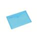 Rexel Popper Wallet Polypropylene A4 Blue (Pack 5) 16129BU 27479AC