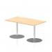 Dynamic Italia 1400 x 800mm Poseur Rectangular Table Maple Top 725mm High Leg ITL0271 27497DY