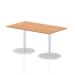 Dynamic Italia 1400 x 800mm Poseur Rectangular Table Oak Top 725mm High Leg ITL0272 27518DY