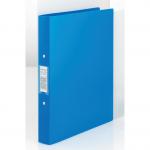 Rexel Budget Ring Binder Polypropylene 2 O-Ring A4 25mm Rings Blue (Pack 10) - 13422BU 27528AC