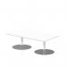 Dynamic Italia 1400 x 800mm Poseur Rectangular Table White Top 475mm High Leg ITL0264 27553DY