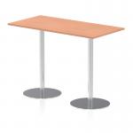 Dynamic Italia 1600 x 800mm Poseur Rectangular Table Beech Top 1145mm High Leg ITL0292 27567DY