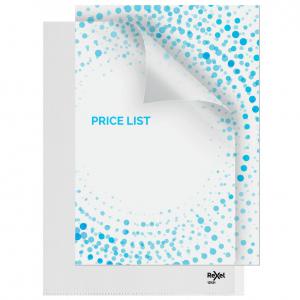 Rexel Nyrex Cut Back Folder Polypropylene A4 120 Micron Clear Pack 25