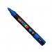 Posca PC-5M Paint Marker Water Based Medium Line Width 1.8 mm - 2.5 mm Blue (Single Pen - 286583000 27593UB