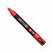 Posca PC-5M Paint Marker Water Based Medium Line Width 1.8 mm - 2.5 mm Red (Single Pen) - 286617000 27600UB