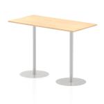 Dynamic Italia 1600 x 800mm Poseur Rectangular Table Maple Top 1145mm High Leg ITL0295 27609DY