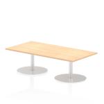 Dynamic Italia 1600 x 800mm Poseur Rectangular Table Maple Top 475mm High Leg ITL0283 27616DY