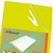 Rexel Nyrex Cut Flush Folder Polypropylene A4 110 Micron Yellow (Pack 25) 12161YE 27626AC