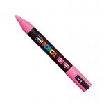 Posca PC-5M Paint Marker Water Based Medium Line Width 1.8 mm - 2.5 mm Pink (Single Pen) - 286609000 27628UB