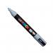 Posca PC-5M Paint Marker Water Based Medium Line Width 1.8mm - 2.5mm Grey (Single Pen) - 286641000 27656UB