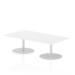 Dynamic Italia 1600 x 800mm Poseur Rectangular Table White Top 475mm High Leg ITL0282 27679DY