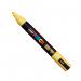 Posca PC-5M Paint Marker Water Based Medium Line Width 1.8 mm - 2.5 mm Straw Yellow (Single Pen) - 286765000 27684UB