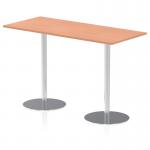 Dynamic Italia 1800 x 800mm Poseur Rectangular Table Beech Top 1145mm High Leg ITL0310 27693DY