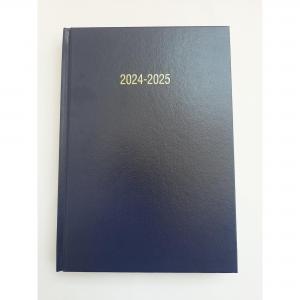 Image of ValueX Academic Mid Year A4 Week To View Diary 20242025 Blue - A43E