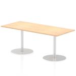 Dynamic Italia 1800 x 800mm Poseur Rectangular Table Maple Top 725mm High Leg ITL0307 27749DY