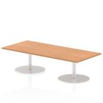 Dynamic Italia 1800 x 800mm Poseur Rectangular Table Oak Top 475mm High Leg ITL0302 27763DY