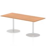 Dynamic Italia 1800 x 800mm Poseur Rectangular Table Oak Top 725mm High Leg ITL0308 27770DY