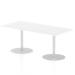 Dynamic Italia 1800 x 800mm Poseur Rectangular Table White Top 725mm High Leg ITL0306 27812DY