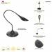 Alba Arum Flexible LED Desk Lamp Black - LEDARUM N 27838AL