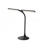 Alba Nomad Two Head Wireless Soft Touch LED Desk Lamp Black - LEDTWIN N 27845AL