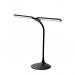 Alba Nomad Two Head Wireless Soft Touch LED Desk Lamp Black - LEDTWIN N 