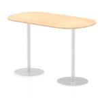 Dynamic Italia 1800mm Poseur Boardroom Table Maple Top 1145mm High Leg ITL0187 27861DY