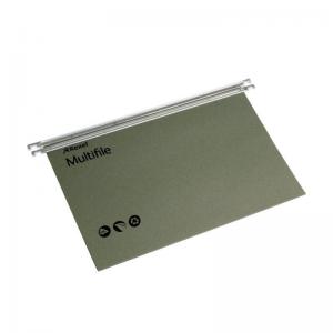 Photos - Other Consumables Rexel Multifile Foolscap Suspension File Manilla 15mm V Base Green 