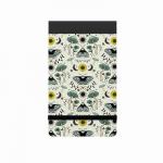 Silvine Elasticated Pocket Notebook 160 Page 78 x 127mm Grey Moth & Mushroom Design (Pack 12) - 190MM2 27901SC