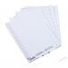 Rexel Crystalfile Crystal Link Card Inserts White (Pack 45) 3000039 27906AC