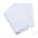 Rexel Crystalfile Crystal Link Card Inserts White (Pack 45) 3000039 27906AC