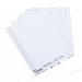 Rexel Crystalfile Suspension File Card Tab Inserts White (Pack 50) 78050 27920AC