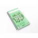 Silvine Recycled Wirebound Things To-Do Book 280 x 150mm 120 Sheets 100% Recycled Paper Green (Pack 5) - R106 27922SC