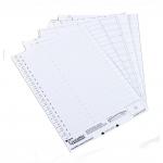 Rexel Crystalfile Suspension File Card Top Tab Inserts (Pack 50) 78290 27927AC