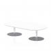 Dynamic Italia 1800mm Poseur Boardroom Table White Top 475mm High Leg ITL0174 27931DY