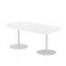 Dynamic Italia 1800mm Poseur Boardroom Table White Top 725mm High Leg ITL0180 27938DY