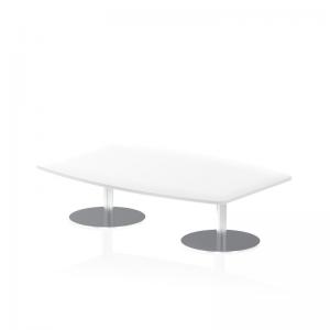 Dynamic Italia 1800mm Poseur High Gloss Table White Top 475mm High Leg