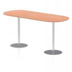 Dynamic Italia 2400mm Poseur Boardroom Table Beech Top 1145mm High Leg ITL0202 27987DY