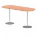 Dynamic Italia 2400mm Poseur Boardroom Table Beech Top 1145mm High Leg ITL0202 27987DY