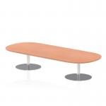 Dynamic Italia 2400mm Poseur Boardroom Table Beech Top 475mm High Leg ITL0190 27994DY