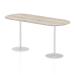 Dynamic Italia 2400mm Poseur Boardroom Table Grey Oak Top 1145mm High Leg ITL0207 28008DY