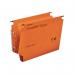 Rexel Crystalfile Classic 300 Foolscap Lateral Suspension File Manilla 30mm Orange (Pack 25) 3000110 28011AC