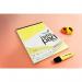 Silvine SEN Refill Pad A4 With Tinted Coloured Papers 100 Page Ruled With Margin 4 Hole Punched Yellow (Pack 6) - A4RPTINY 28013SC