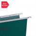 Rexel Crystalfile Classic A4 Suspension File Manilla 15mm V Base Green (Pack 50) 78045 28060AC