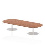 Dynamic Italia 2400mm Poseur Boardroom Table Walnut Top 475mm High Leg ITL0191 28078DY