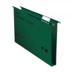 Rexel Crystalfile Classic A4 Suspension File Manilla 30mm Green (Pack 50) 70621 28081AC