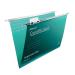 Rexel Crystalfile Classic Foolscap Suspension File Manilla 15mm V Base Green (Pack 50) 78046 28095AC
